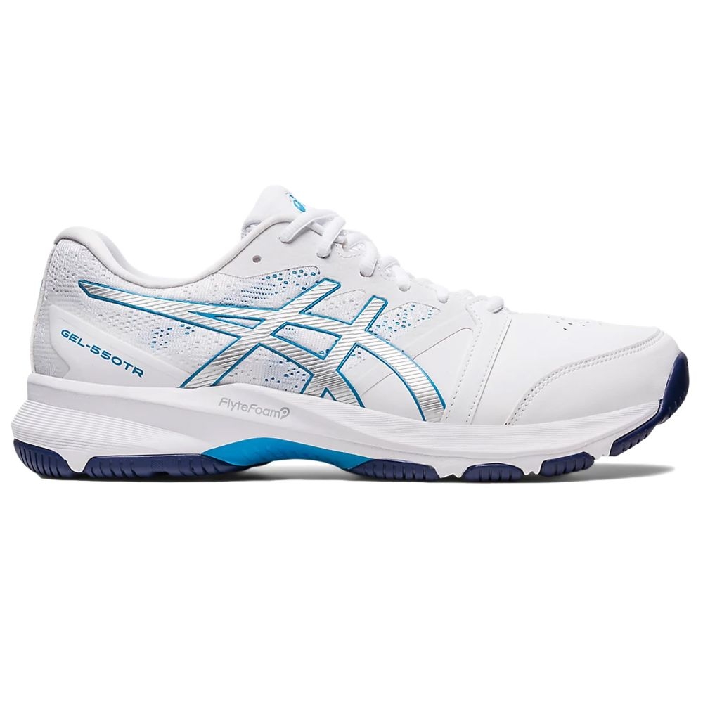 ASICS Gel-550Tr Mens Wide, 13 / White/Island Blue 110