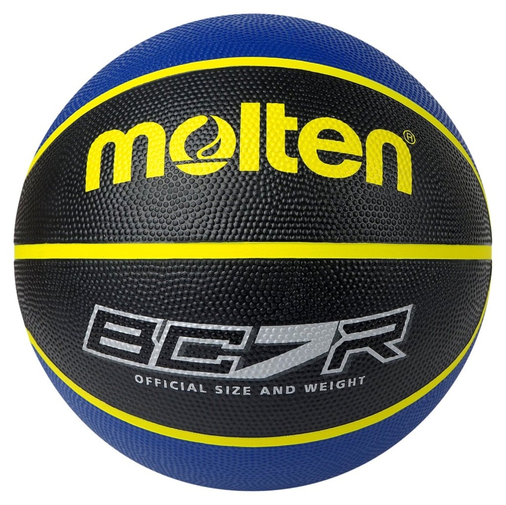 Molten BCR Series Rubber Basketball in Size 5 - Black/Blue